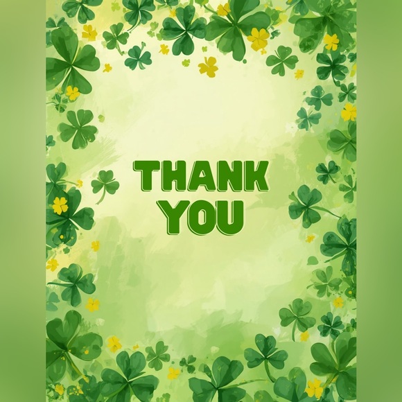 Large Size Thank You Cards (20) - Picture 6 of 8